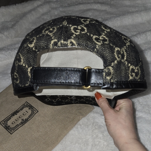 🔥 Gucci GG Denim Baseball Cap Like New! 🔥 - Picture 5 of 11